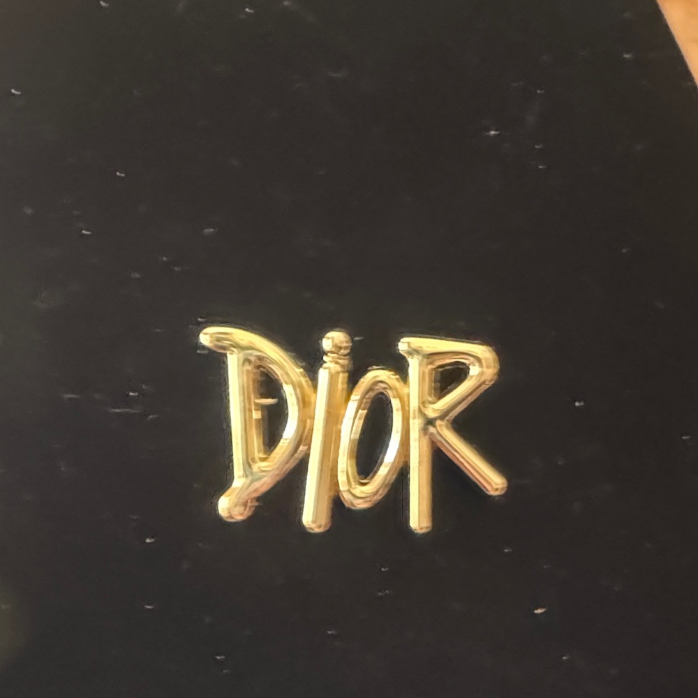 Dior brooch Gold tone